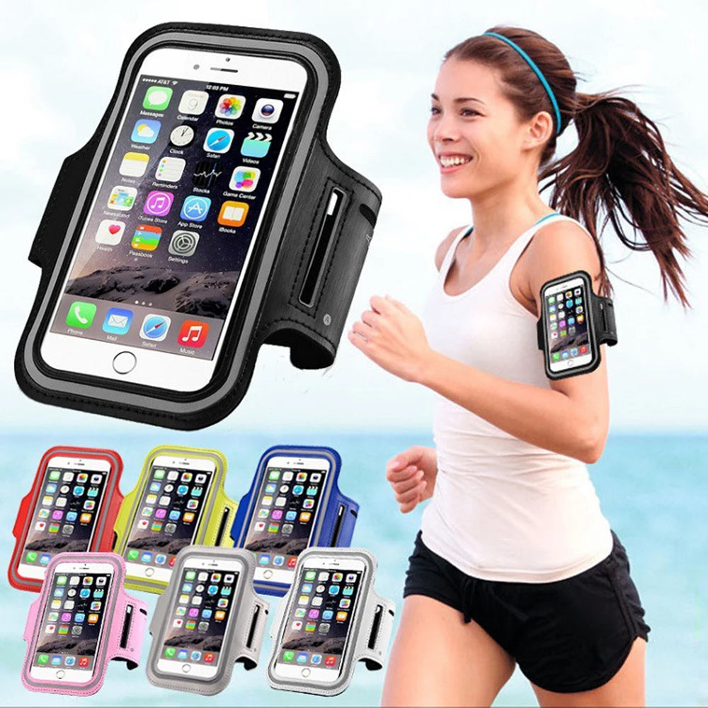 🏃 Sports Phone Armband – Waterproof Running Arm Bag for All Phones