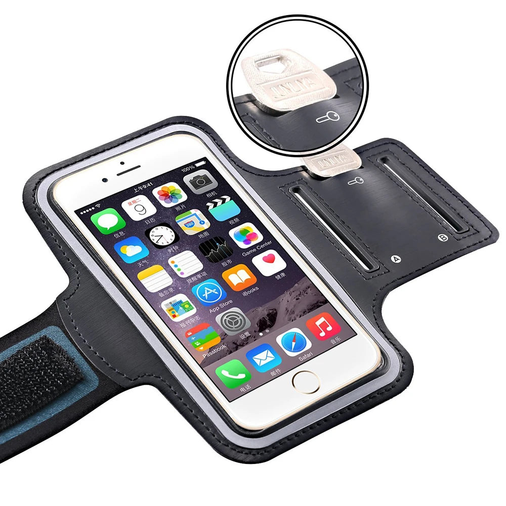🏃 Sports Phone Armband – Waterproof Running Arm Bag for All Phones