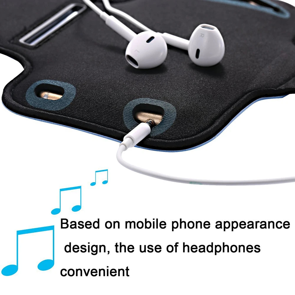 🏃 Sports Phone Armband – Waterproof Running Arm Bag for All Phones