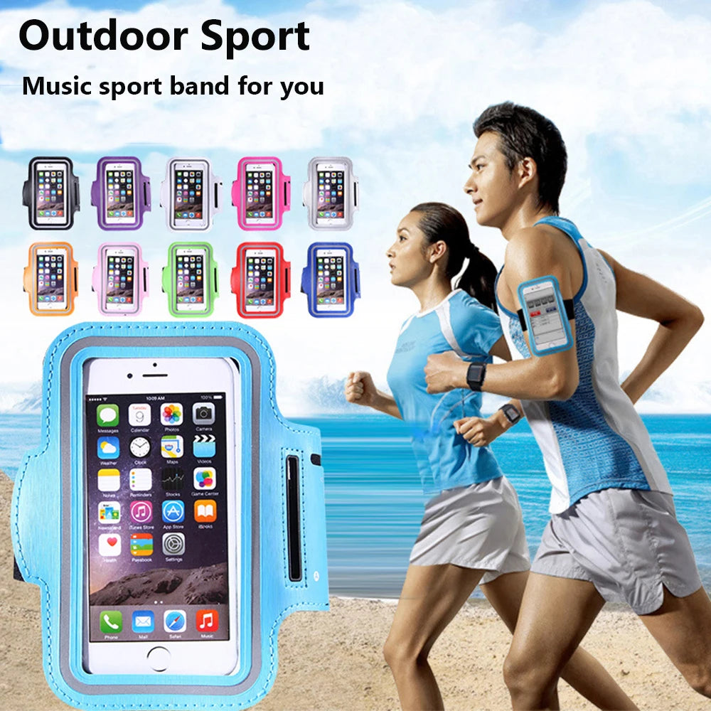 🏃 Sports Phone Armband – Waterproof Running Arm Bag for All Phones
