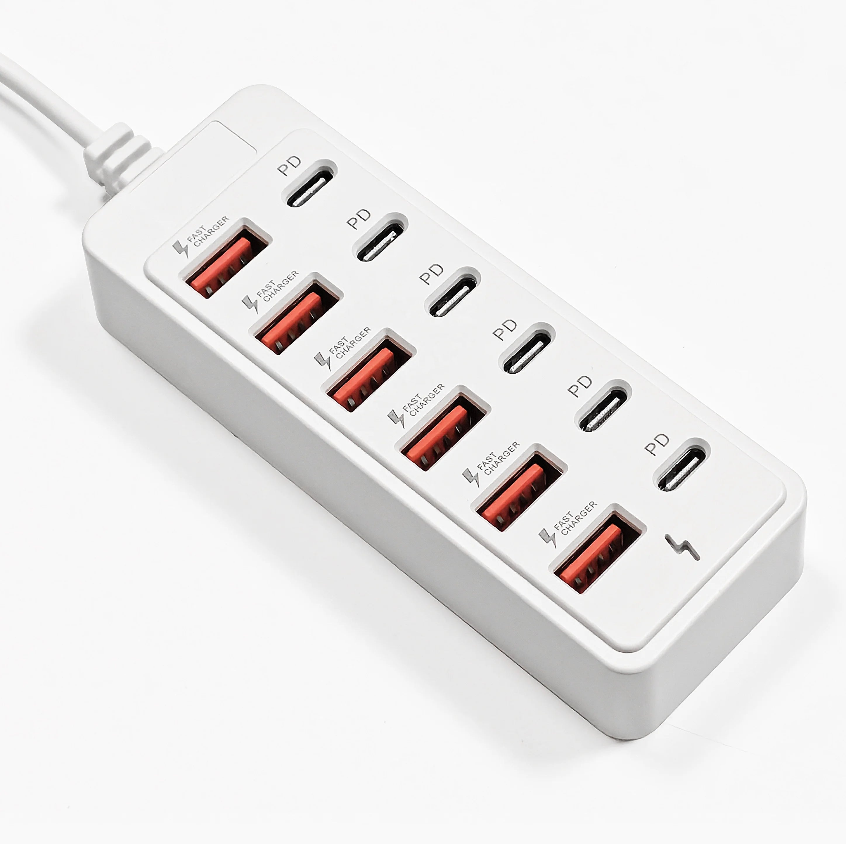 12-Port USB Desktop Charging Station  Smart Multi-Device Charger Hub