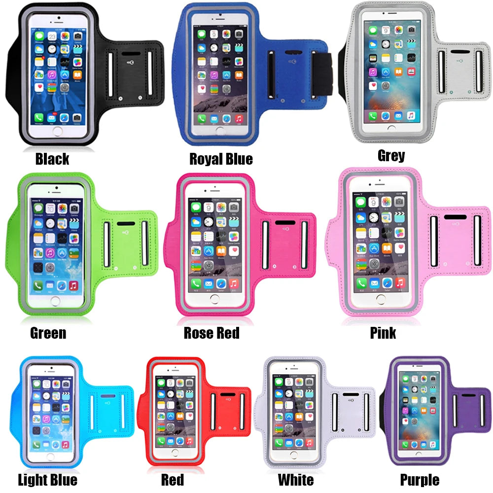 🏃 Sports Phone Armband – Waterproof Running Arm Bag for All Phones