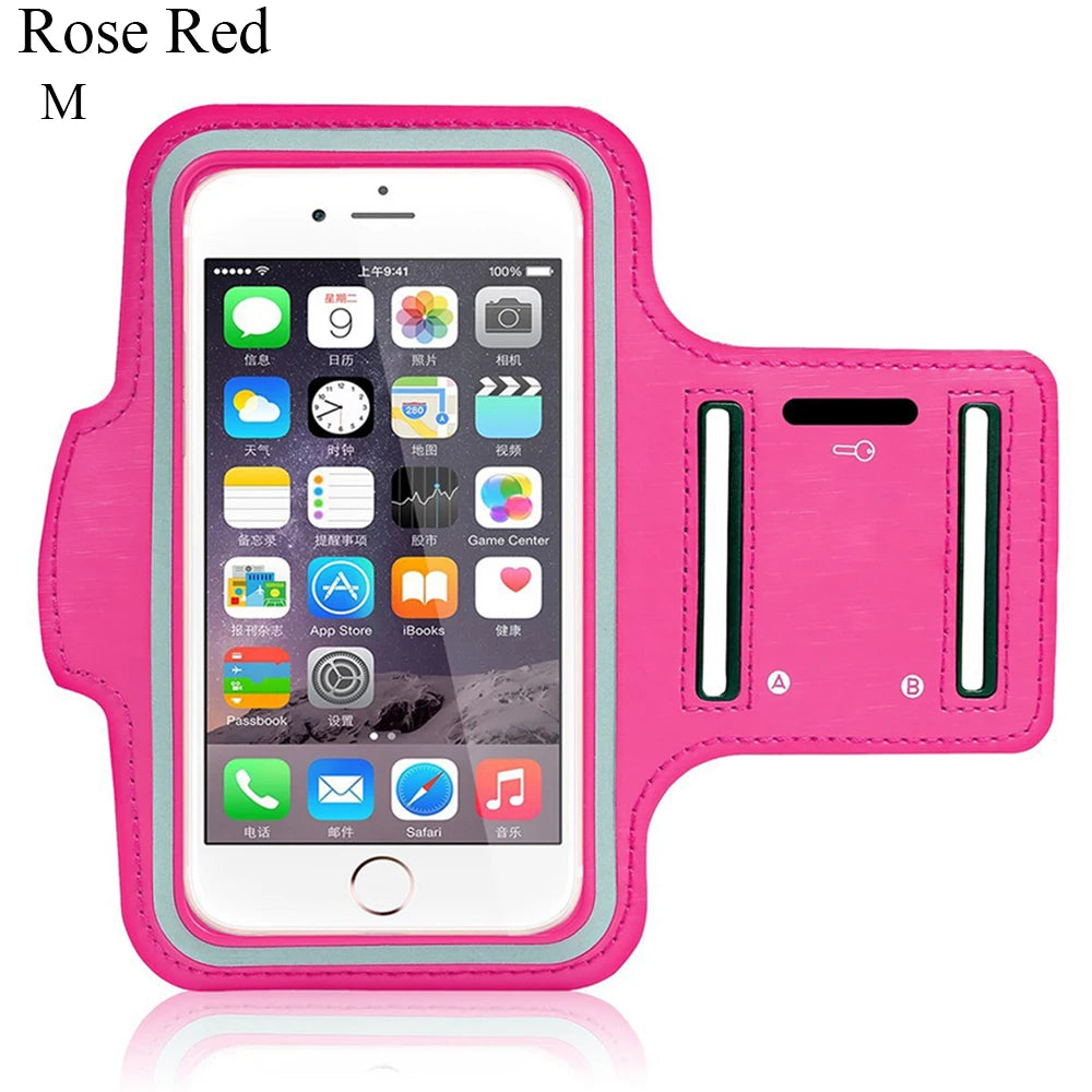 🏃 Sports Phone Armband – Waterproof Running Arm Bag for All Phones