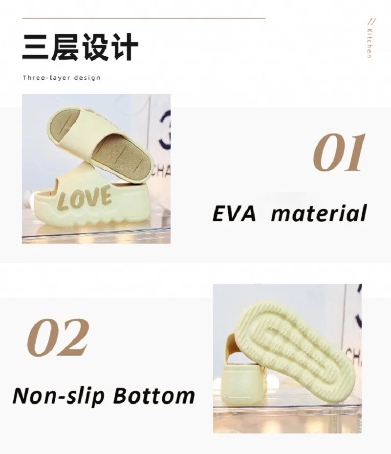 Feerldi New 2025 White Pink Bow-knot Slippers Woman High Platform EVA Slides Designer Sandals Beach Clogs Women Elevator Shoe