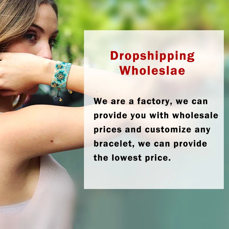 Summer Jewelry Daisy Beaded Hoop Earrings Handmade Stainless Steel Hypoallergenic Earring Fashion Gift for Women Teen Girl