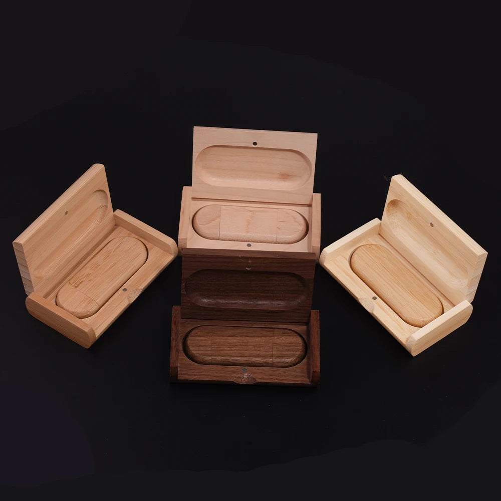 Creative Wooden USB Flash Drive – TYPE-C & USB 2.0 Dual Port