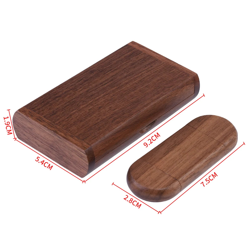 Creative Wooden USB Flash Drive – TYPE-C & USB 2.0 Dual Port