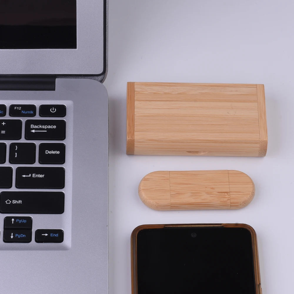 Creative Wooden USB Flash Drive – TYPE-C & USB 2.0 Dual Port