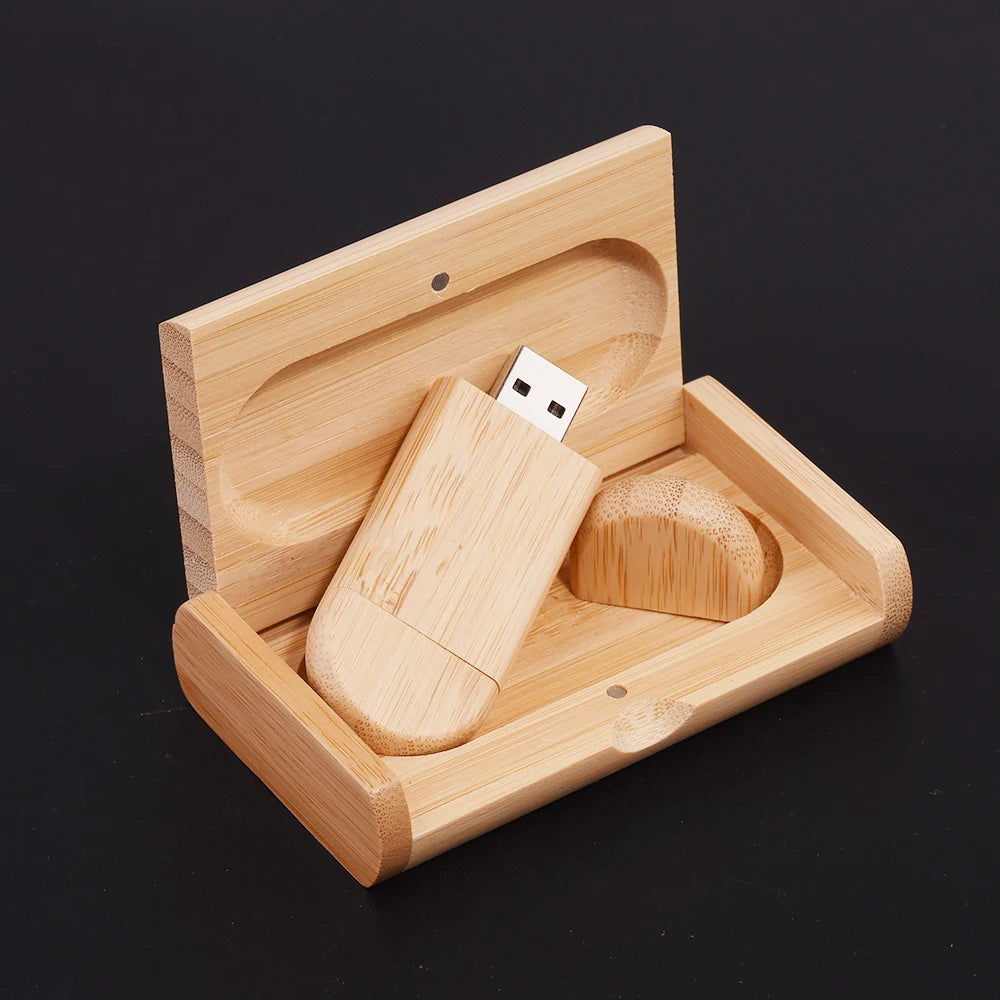 Creative Wooden USB Flash Drive – TYPE-C & USB 2.0 Dual Port