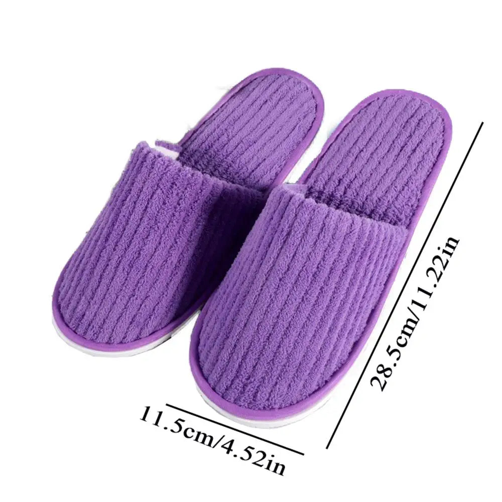 Disposable Hotel Travel Slippers – Soft & Comfortable
