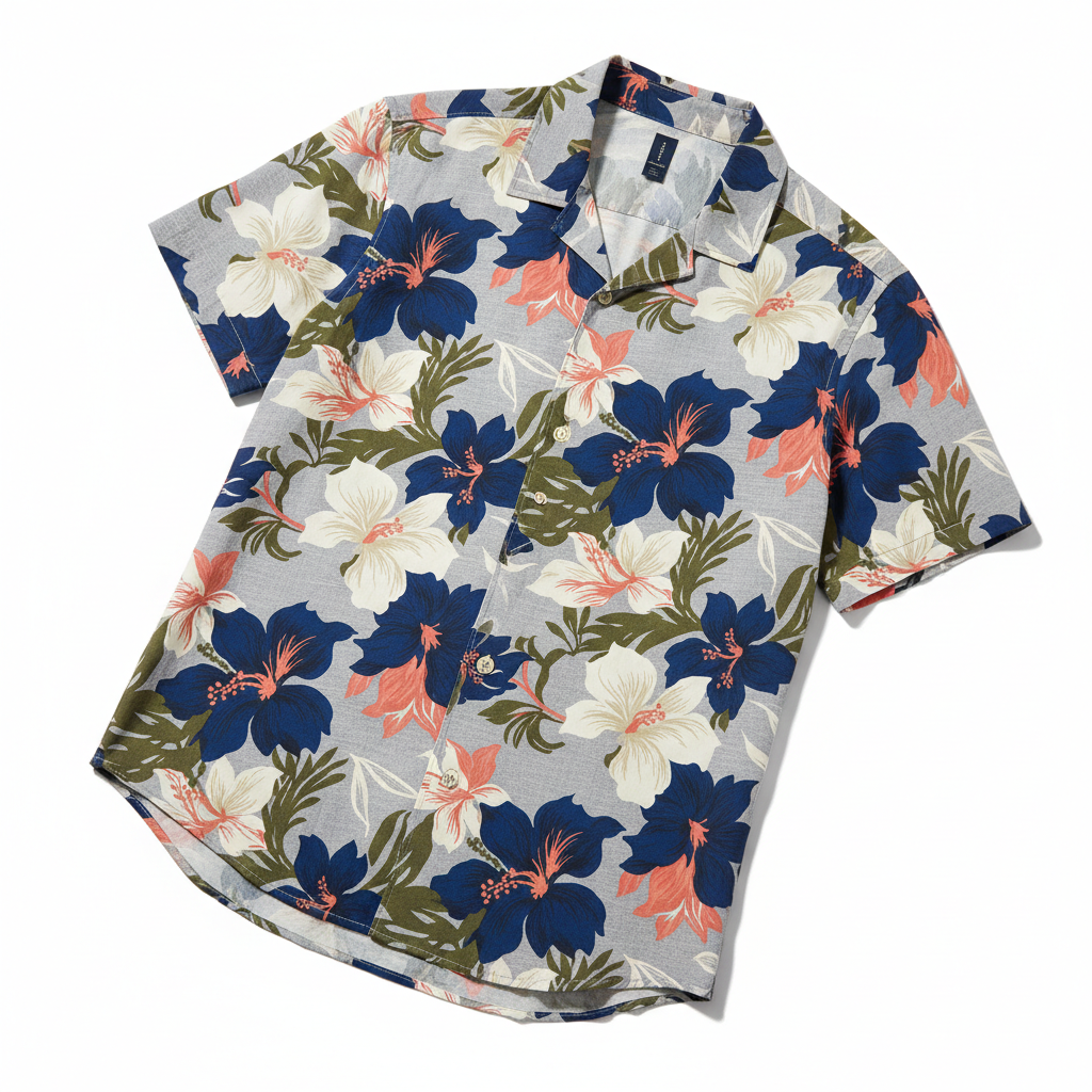 Stylish floral print shirt
