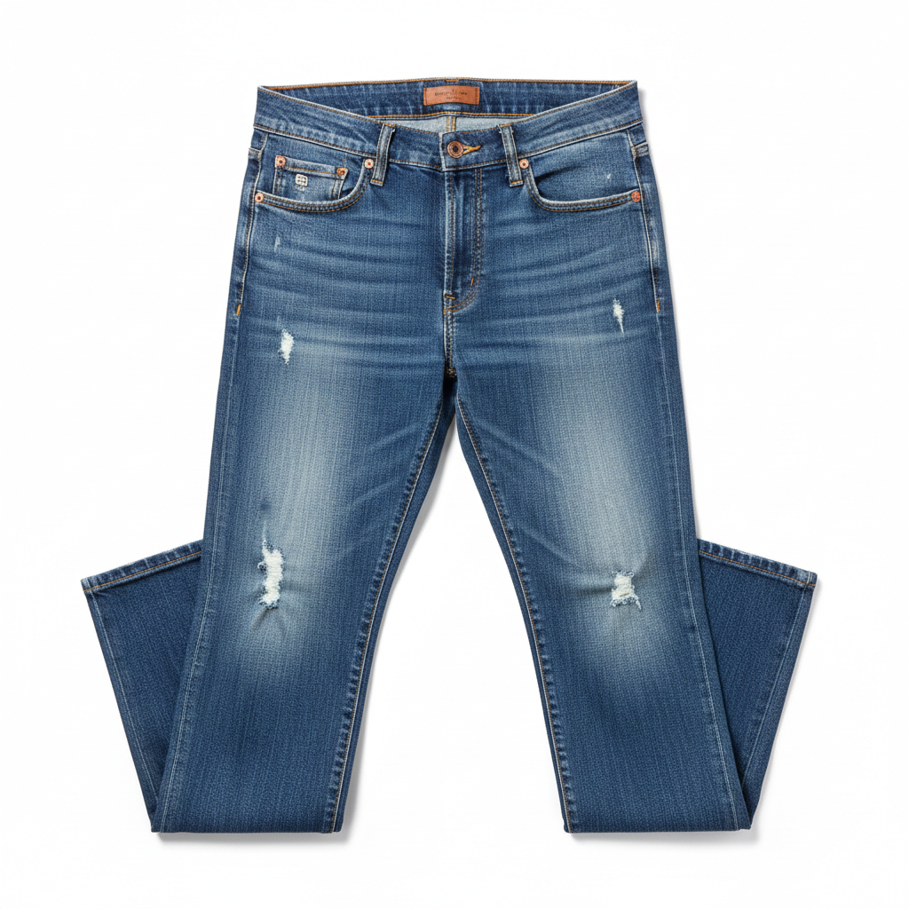 Stylish blue denim jean
